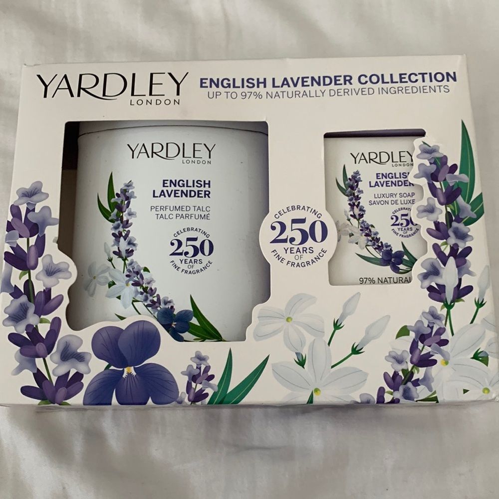 NIB, Yardley English Lavender Talc & Soap Set